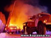 Старая Купавна - На складе в районе бывшего Черкизовского рынка произошел пожар