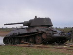 Старая Купавна - Со дна Селивановского озера поднят Танк Т-34
