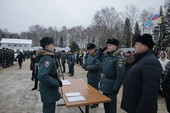 Старая Купавна - 80 новобранцев сегодня приняли присягу в Ногинском спасательном центре МЧС России, среди них и 21 человек из Богородского округа.
